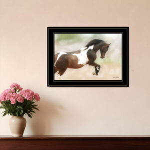 A Wild Kookie  Black Framed Print Wall Art