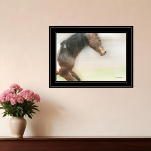 Leap Of Faith  Black Framed Print Wall Art