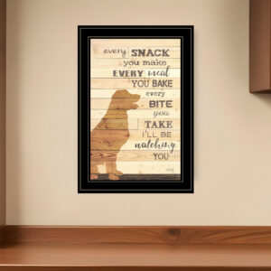 Every Snack You Make  Black Framed Print Wall Art