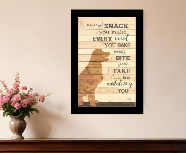 Every Snack You Make  Black Framed Print Wall Art