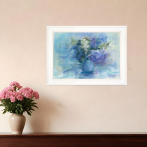 Bouquet  White Framed Print Wall Art