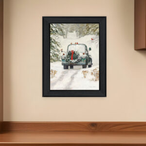 Winter Park  Black Framed Print Kitchen Wall Art
