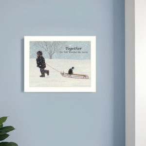 Together  White Framed Print Wall Art