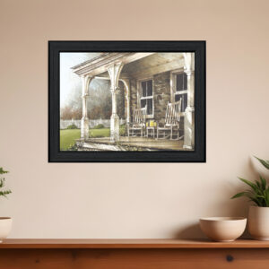 Sunday Afternoon  Black Framed Print Wall Art