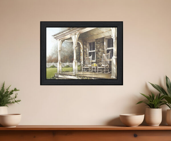 Sunday Afternoon  Black Framed Print Wall Art