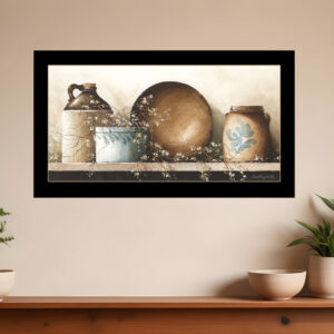 Shelf Life Too  Black Framed Print Wall Art