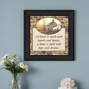 Hope and Dreams  Black Framed Print Wall Art
