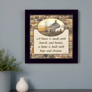 Hope and Dreams  Black Framed Print Wall Art
