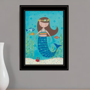 Under the Sea  Black Framed Print Wall Art