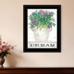 Dream Succulents  Black Framed Print Wall Art