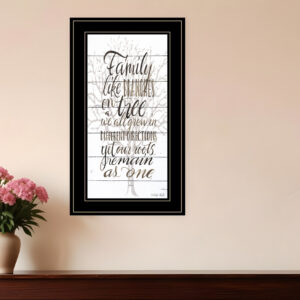 Family  Black Framed Print Wall Art