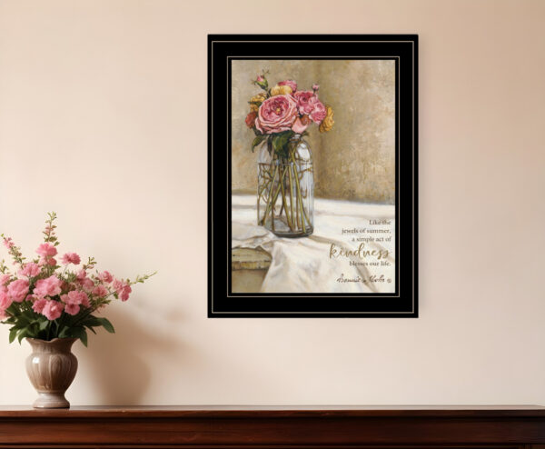 Jewels of Summer  Black Framed Print Wall Art