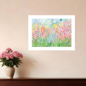 Growing Things No  White Framed Print Wall Art