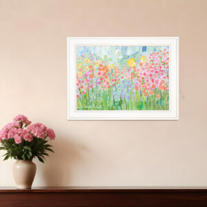 Growing Things NO  White Framed Print Wall Art
