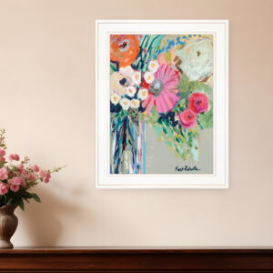 From Mrs Hazels Garden  White Framed Print Wall Art