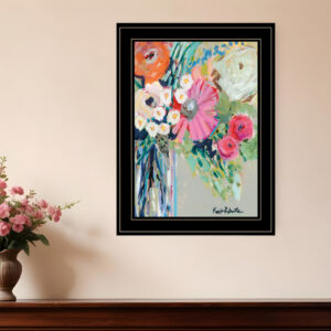 From Mrs Hazels Garden  Black Framed Print Wall Art
