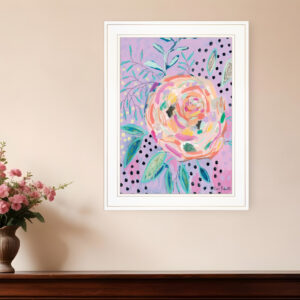 Master the Chaos  White Framed Print Wall Art