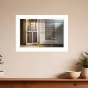 Second Chances  White Framed Print Wall Art