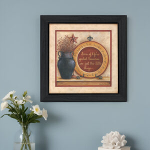Greatest Treasures  Black Framed Print Wall Art