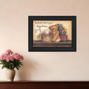 Forever Young  Black Framed Print Wall Art