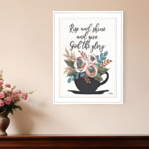 Rise and Shine  White Framed Print Wall Art