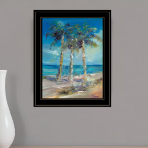 Threes Company  Black Framed Print Wall Art
