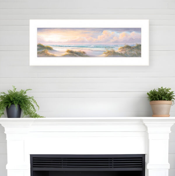 Seascape II  White Framed Print Wall Art