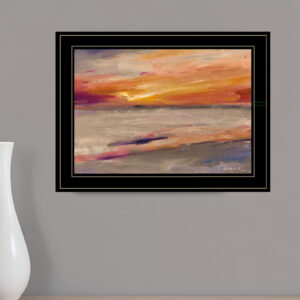 Western Sky  Black Framed Print Wall Art