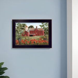 Summer Days  Black Framed Print Wall Art
