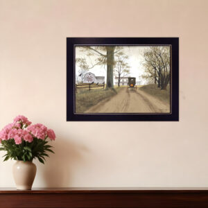 Headin Home  Black Framed Print Wall Art