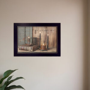 Let your Light Shine Black Framed Print Wall Art