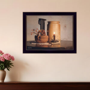 Bittersweet Basket  Black Framed Print Wall Art