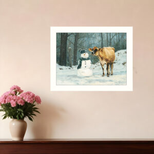 Well Hello There  White Framed Print Wall Art