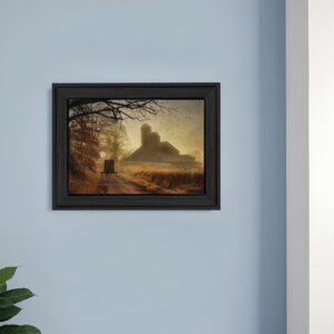 Sunday Morning  Black Framed Print Wall Art