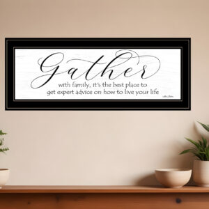 Expert Advice  Black Framed Print Wall Art