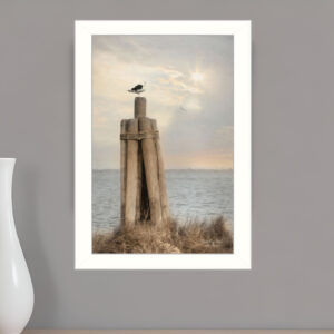 Birds Eye View  White Framed Print Wall Art