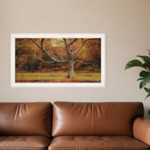 Reach Out  White Framed Print Wall Art