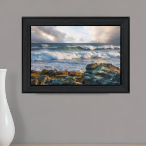 The Clearing  Black Framed Print Wall Art