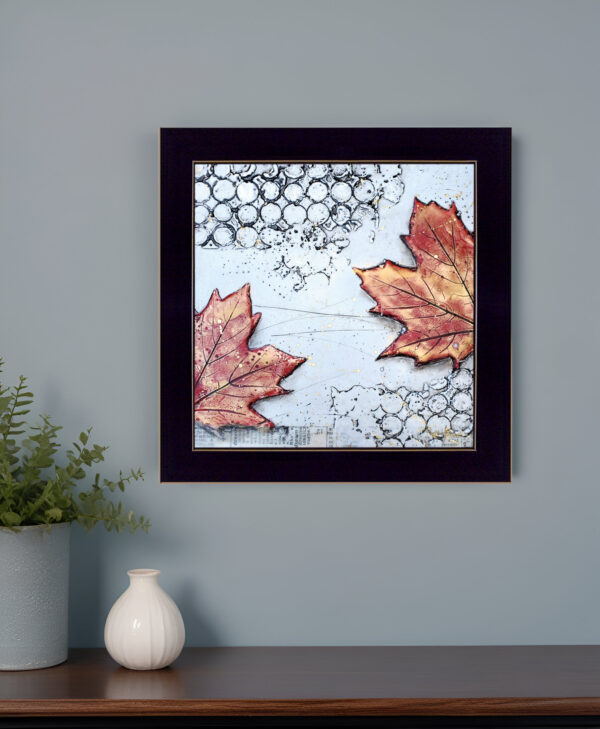 Channeling Fall  Black Framed Print Wall Art