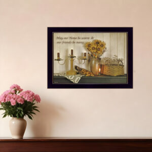 Our Home  Black Framed Print Wall Art
