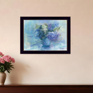 Bouquet  Black Framed Print Wall Art