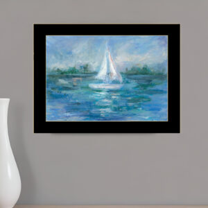 A Day In the Life  Black Framed Print Wall Art