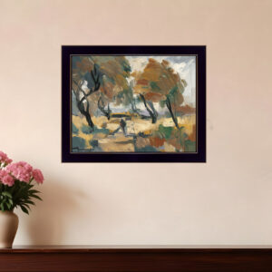 Early Walk  Black Framed Print Wall Art