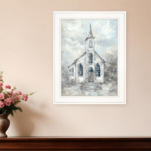 Faith  White Framed Print Wall Art