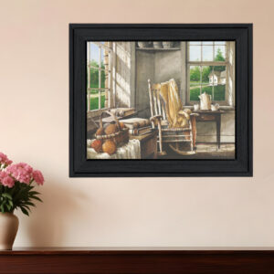 Corner Comforts Black Framed Print Wall Art