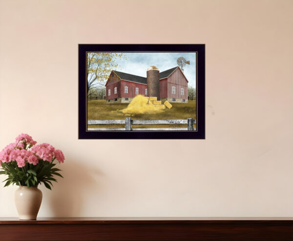 Farm Life  Black Framed Print Wall Art