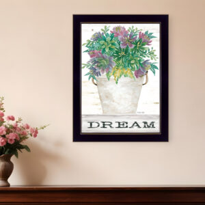Dream Succulents  Black Framed Print Wall Art