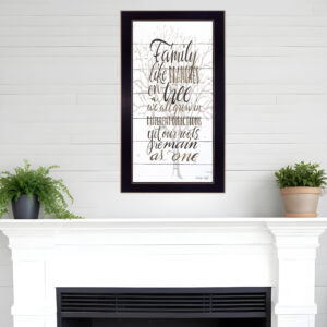 Family  Black Framed Print Wall Art