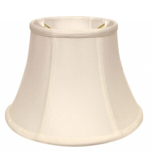 15" White Drum Monay Shantung Lampshade