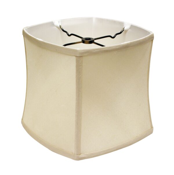 13" Ivory Soft Box Pongee Silk Lampshade